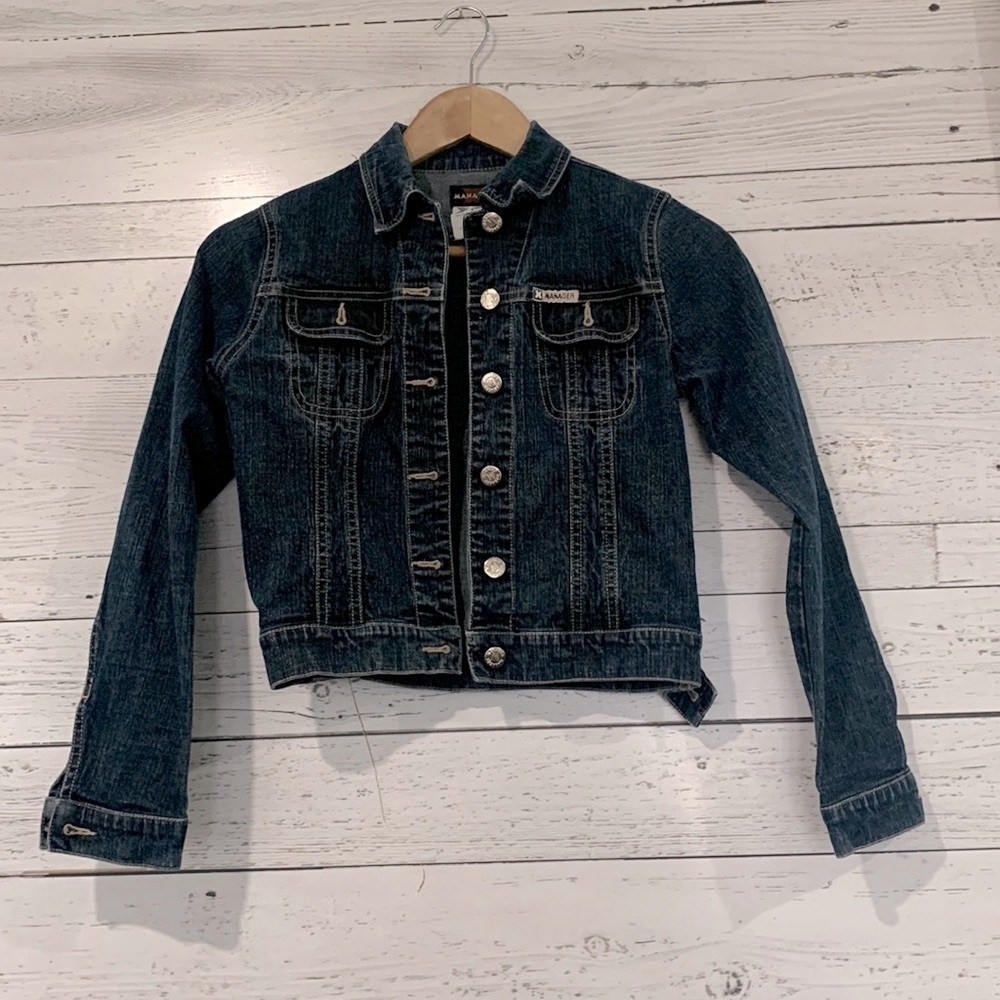Kids Manager Jean denim Jacket Girls Size 12